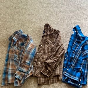 Boys Size Small Western Button Down Bundle